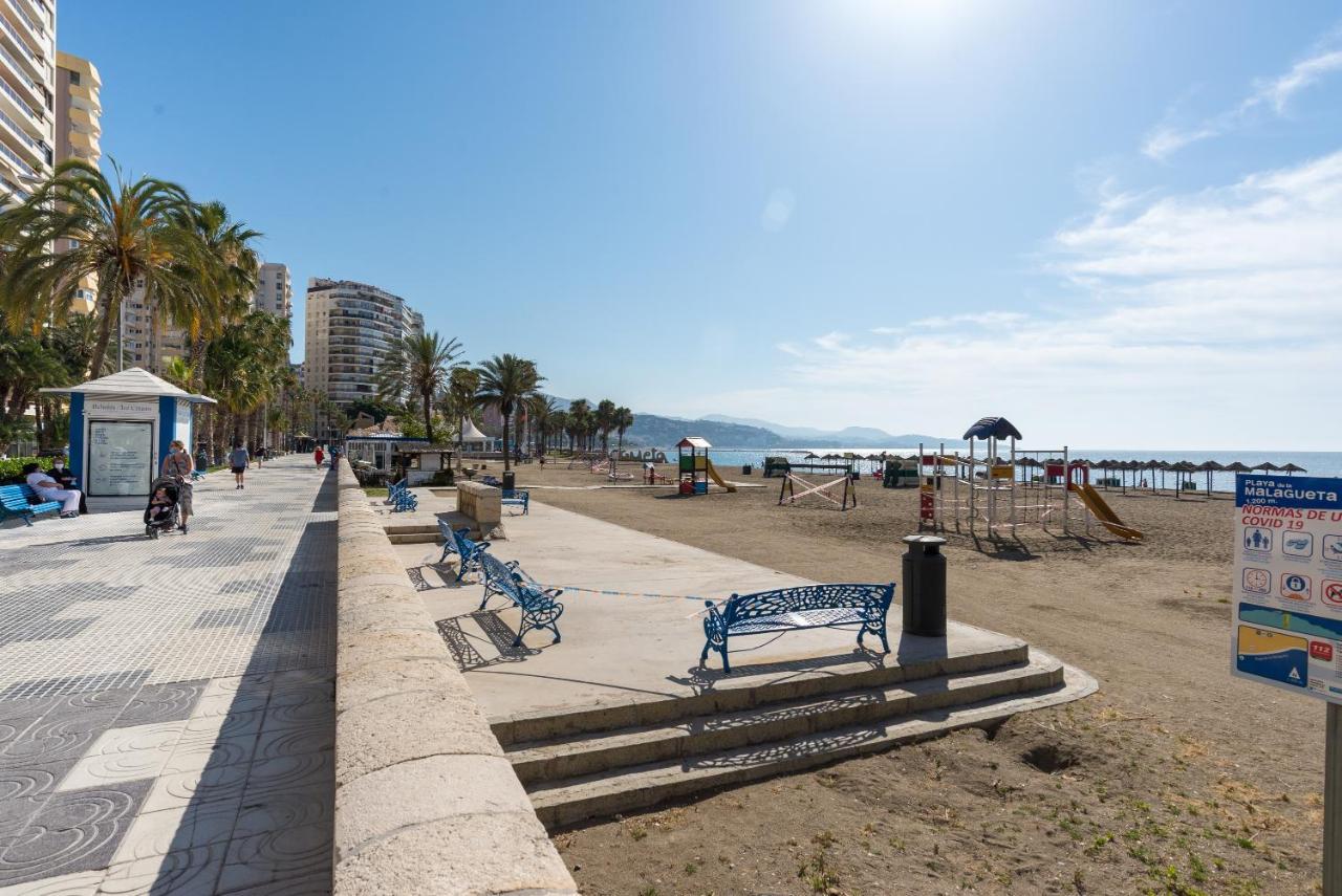 Malaga Beach And Historic Centre Malagueta Exterior foto